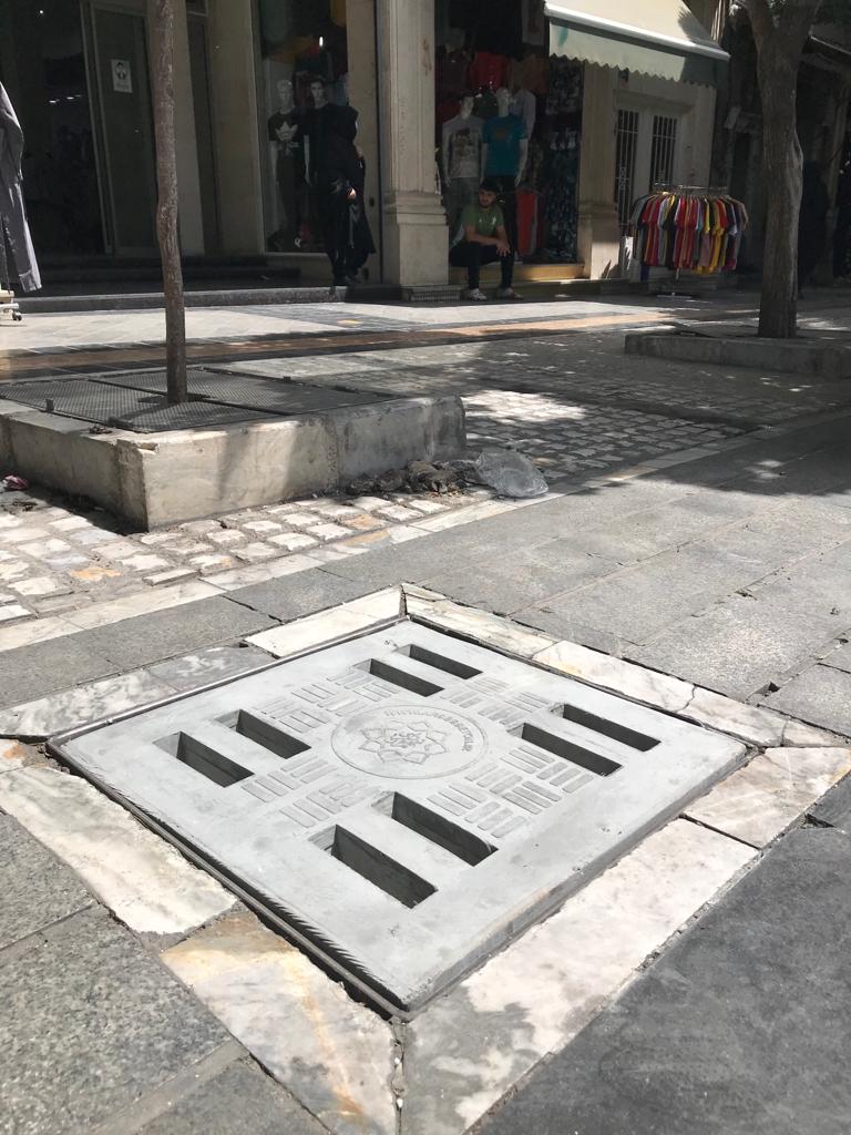 دریچه مشبک کامپوزیت بتن 60*60 شهرداری- زیبا مستحکم